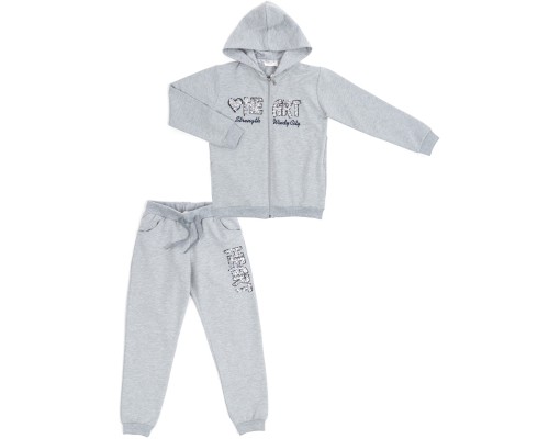 Спортивний костюм дитячий Breeze з пайетками (14631-134G-gray)