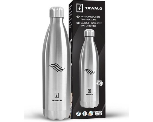 Термокружка Tavialo 1 л металевий сріблястий колір (191010109)