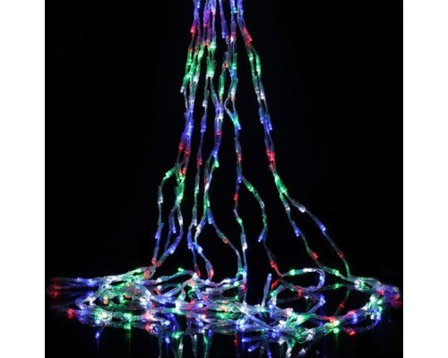 Гірлянда ColorWay Каскад LED 126 9 x 1.5 м 8 функцій різнокольорова USB (CW-G-126L91CUMC)