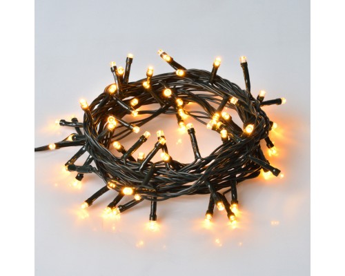 Гірлянда YES! Fun Нитка 70 LED Жовта 4.9 м 8 режимів Мерехтіння (974852)