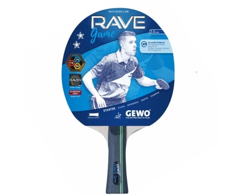 Ракетка для настільного тенісу Gewo Rave Game FL (860200001) (931042)