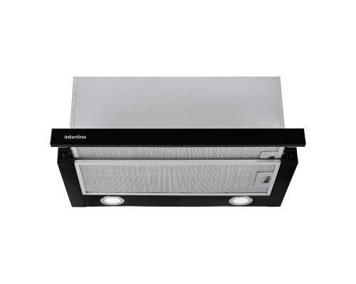 Витяжка кухонна Interline SHARK PLUS BL/S A/60