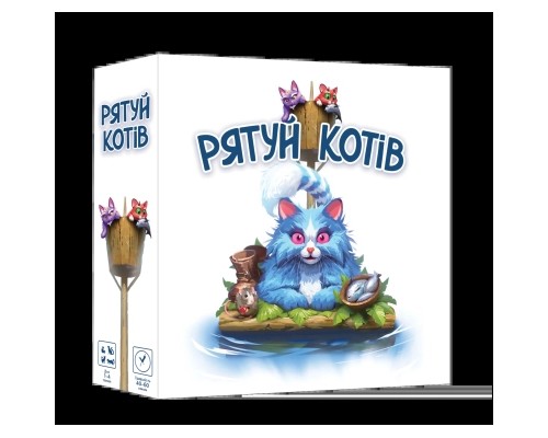 Настільна гра Geekach Games Рятуй котів (Race to the Raft) (укр.) (GKCH208rt) Настільна гра Geekach Games Рятуй котів (Race to the Raft) (укр.) (GKCH208rt)