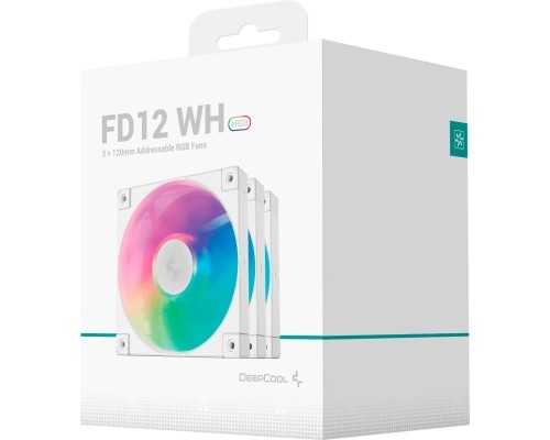 Кулер до корпусу Deepcool FD12 ARGB WH-3 IN 1 (R-FD12-WHAPN3-G)