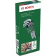 Ключ Bosch шестигранний, набір 9шт, кулястий наконечник, 1.5-10мм, CrV (1.600.A03.2V1)