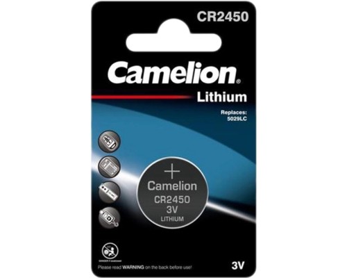 Батарейка CR 2450 Lithium * 1 Camelion (CR2450-BP1)