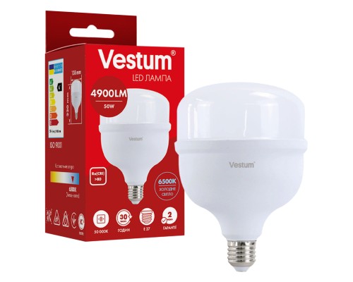 Лампочка Vestum LED T140 50W 6500K 220V E27 (1-VS-1610)