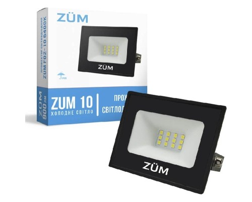 Прожектор Євросвітло ZUM F02-10 6400K