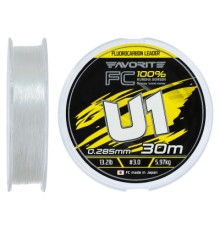 Флюорокарбон Favorite U1 FC 30m 3.0/0.285mm 13.2lb/5.97kg (1693.12.14)