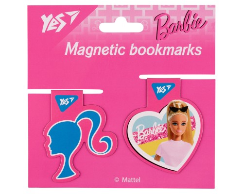 Закладки для книг Yes магнітні Barbie friends, 2шт (708109)