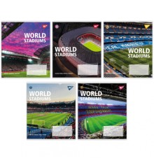 Зошит Yes World stadium А5 48 аркушів клітинка (767114)