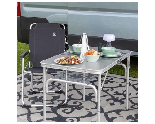 Туристичний стіл Bo-Camp Premium 90x60 cm Grey (1404402) (DAS303276)
