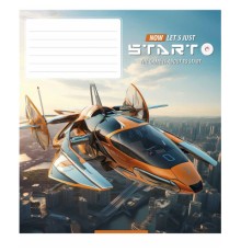 Зошит Школярик Let's start 18 аркушів клітинка (018-3411K)