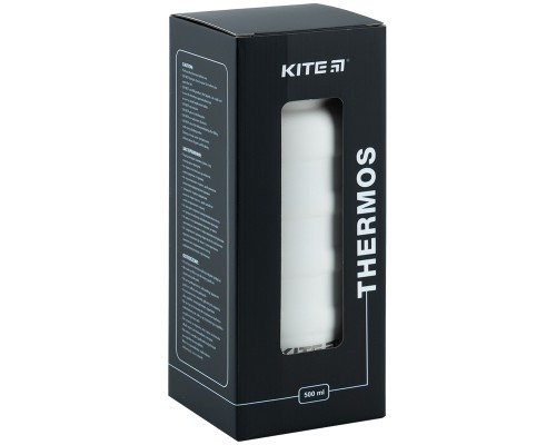 Термос Kite 500 мл білий (K24-1204-1)