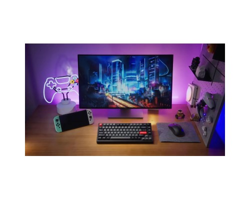 Клавіатура Lemokey P1 Pro Super Red RGB Wireless/Bluetooth/USB Carbon Black (P1P-M1-UA)