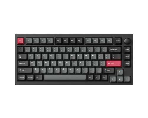 Клавіатура Lemokey P1 Pro Super Red RGB Wireless/Bluetooth/USB Carbon Black (P1P-M1-UA)