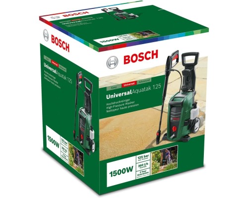 Мийка високого тиску Bosch UniversalAquatak 125, 1500Вт, 125бар, 360л/год, 5м (0.600.8A7.A00)
