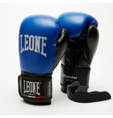 Боксерські рукавички Leone GN383 Thunder Blue 8 унцій (GN383_Blue_8oz)