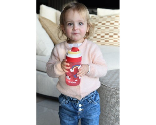 Пляшка для води Kambukka Lagoon kids Love Birds 400 мл рожева (11-04060)