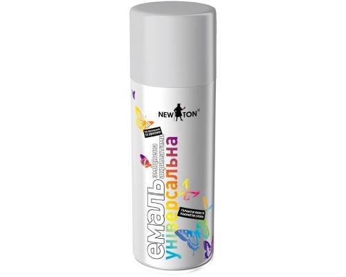 Аерозольна фарба для автомобіля New Ton універсальна 9022 темне срібло, аер. 400 мл (000000245)