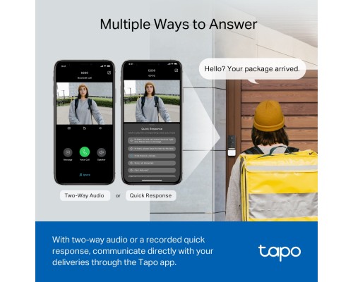 Дверний дзвінок TP-Link Tapo D230S1 (TAPO-D230S1)
