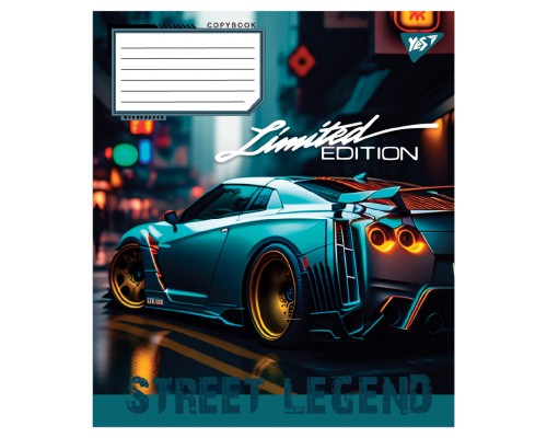 Зошит Yes Sreet legend А5 60 аркушів клітинка (767912)