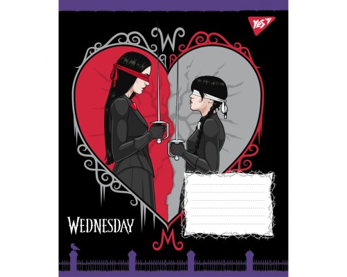 Зошит Yes Wednesday Школа Загадок А5 18 аркушів клітинка (768264)
