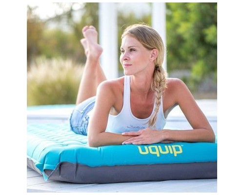 Матрац надувний Uquip Betty Single XL Petrol/Grey (243107) (DAS303241)