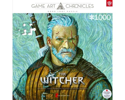 Пазл GoodLoot The Witcher Geralt of Rivia & Vincent van Gogh 1000 ел. (5908305247548)