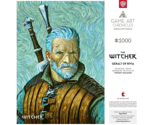 Пазл GoodLoot The Witcher Geralt of Rivia & Vincent van Gogh 1000 ел. (5908305247548)
