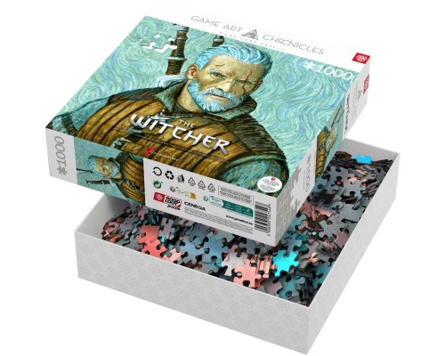 Пазл GoodLoot The Witcher Geralt of Rivia & Vincent van Gogh 1000 ел. (5908305247548)