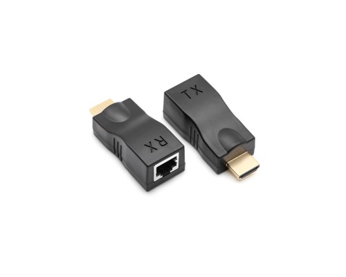 Адаптер HDMI extender passive 30m CAT5E/6 1080P black Voltronic (YT-SCPE HDMI-30m720PB)