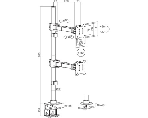 Кронштейн OfficePro MA122B