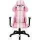 Крісло ігрове Аклас Стрік Light ANF Рожевий (PU-рожевий/білий) (00160345)