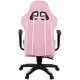 Крісло ігрове Аклас Стрік Light ANF Рожевий (PU-рожевий/білий) (00160345)
