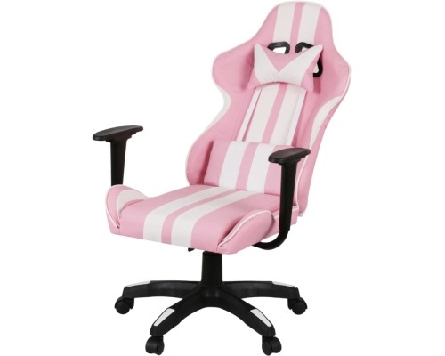 Крісло ігрове Аклас Стрік Light ANF Рожевий (PU-рожевий/білий) (00160345)