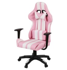 Крісло ігрове Аклас Стрік Light ANF Рожевий (PU-рожевий/білий) (00160345)