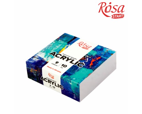 Акрилові фарби Rosa START COLOR 9 x10мл (4823098530992)