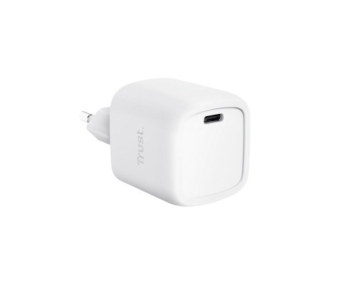 Зарядний пристрій Trust USB-C PD30W GaN white (25520_TRUST)