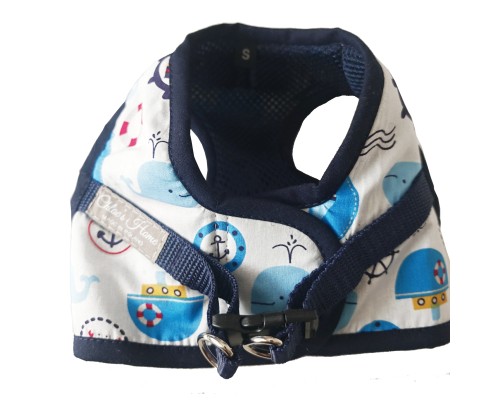 Шлея для собак Chloe's Home Florida marine XS темно-синя (CLH2683)