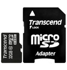 Карта пам'яті Transcend 32Gb microSDHC class 10 (TS32GUSDHC10)