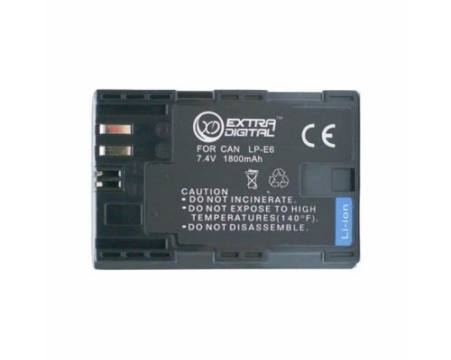 Акумулятор до фото/відео Extradigital Canon LP-E6 Chip (BDC2431) 