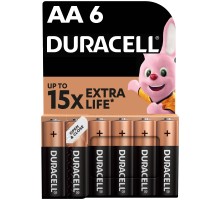 Батарейка Duracell AA лужні 6 шт. в упаковці (5007757) 