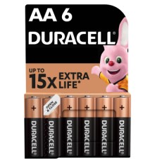 Батарейка Duracell AA лужні 6 шт. в упаковці (5007757)