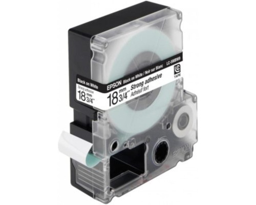 Стрічка для принтера етикеток Epson LK5WBW (C53S655012)