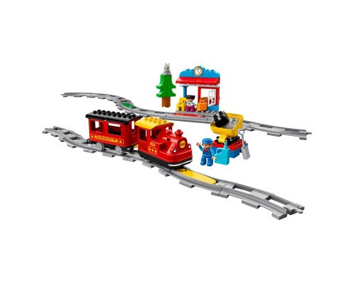 Конструктор LEGO DUPLO Потяг на паровій тязі 59 деталей (10874)