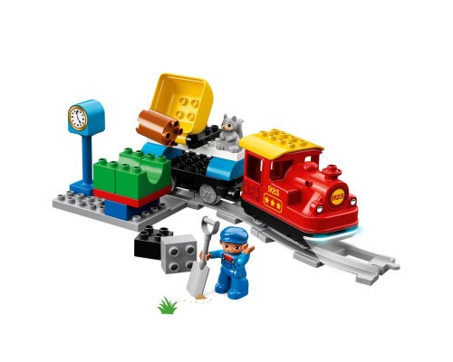 Конструктор LEGO DUPLO Потяг на паровій тязі 59 деталей (10874)