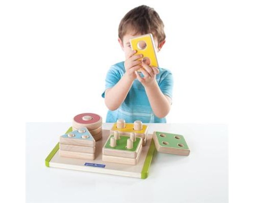 Розвиваюча іграшка Guidecraft Сортер Manipulatives Фігури геометрії (G6738) Розвиваюча іграшка Guidecraft Сортер Manipulatives Фігури геометрії (G6738)