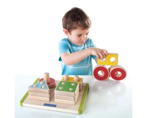 Розвиваюча іграшка Guidecraft Сортер Manipulatives Фігури геометрії (G6738) Розвиваюча іграшка Guidecraft Сортер Manipulatives Фігури геометрії (G6738)