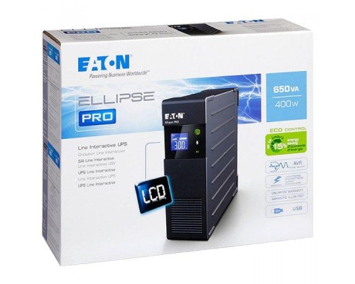 Пристрій безперебійного живлення Eaton Ellipse PRO 650 DIN (9207-43388)